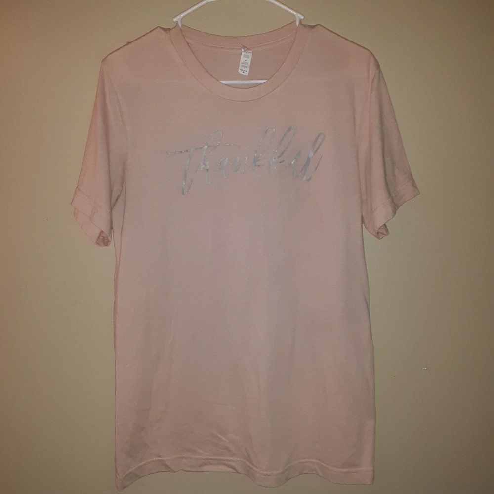 Canvas "thankful" top